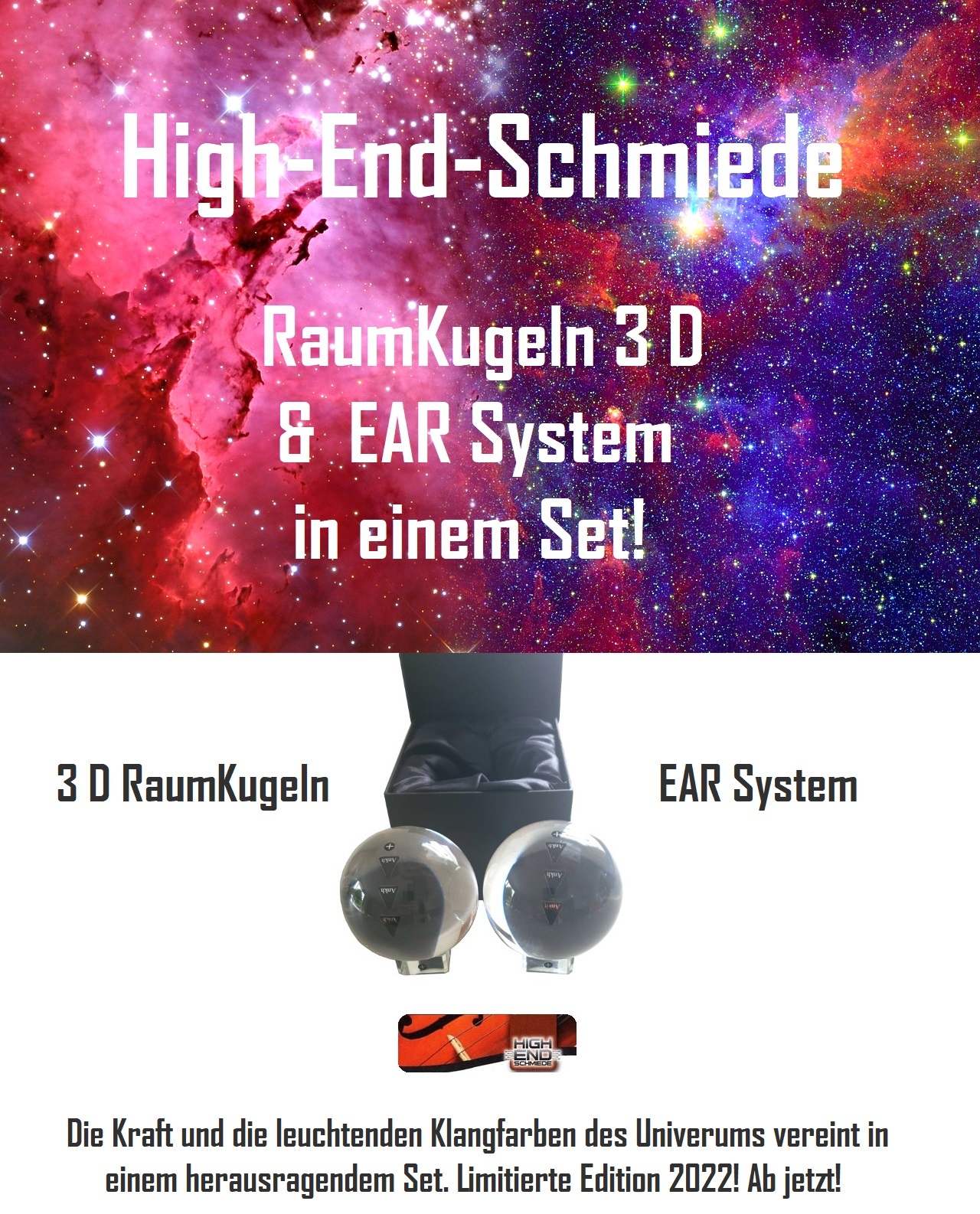 KlangWelten_Schallwand_audio_praesentiert_High_End_Schmiede_Raumkugeln_3D_und_EAR_System_2022